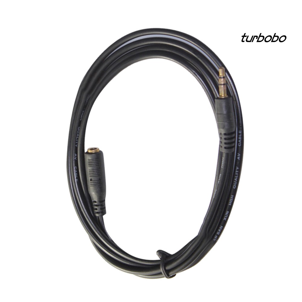 SJPJ_1.5/3/5m 3.5mm Jack Male to Female Audio Extension Cable AUX Cord for Headphone