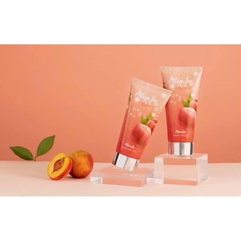 KEM ĐÀO DƯỠNG TRẮNG DA BODY MINSU PEACH WHIPPING TONE-UP CREAm