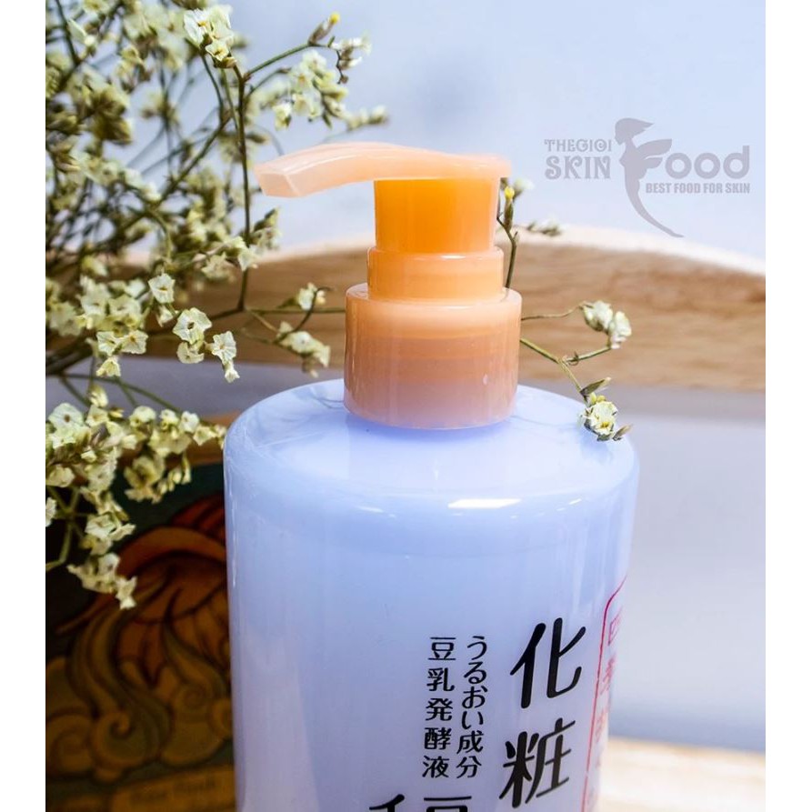 Nước Hoa Hồng Dưỡng Da Tinh Chất Đậu Nành Shikioriori Soy Milk Lotion 500ml