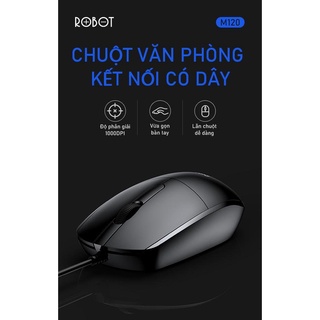 Chuột văn phòng có dây M120 Đen