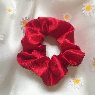 Buộc tóc vải - Scrunchies lụa hot trend