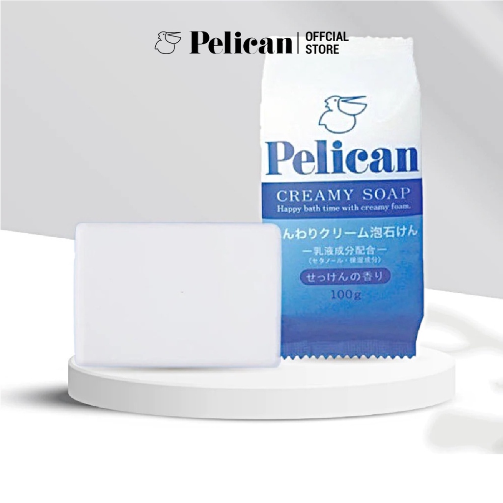 Xà Phòng Tắm Pelican Creamy Soap 100g