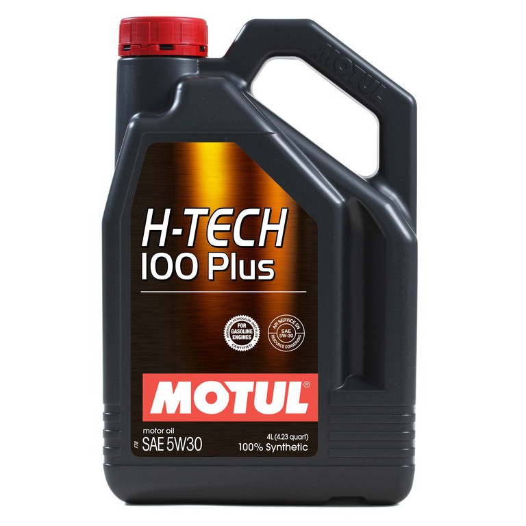 Nhớt Tổng Hợp XE HƠI Ô TÔ Motul H-Tech 100 Plus 5w30 SP (4lít)