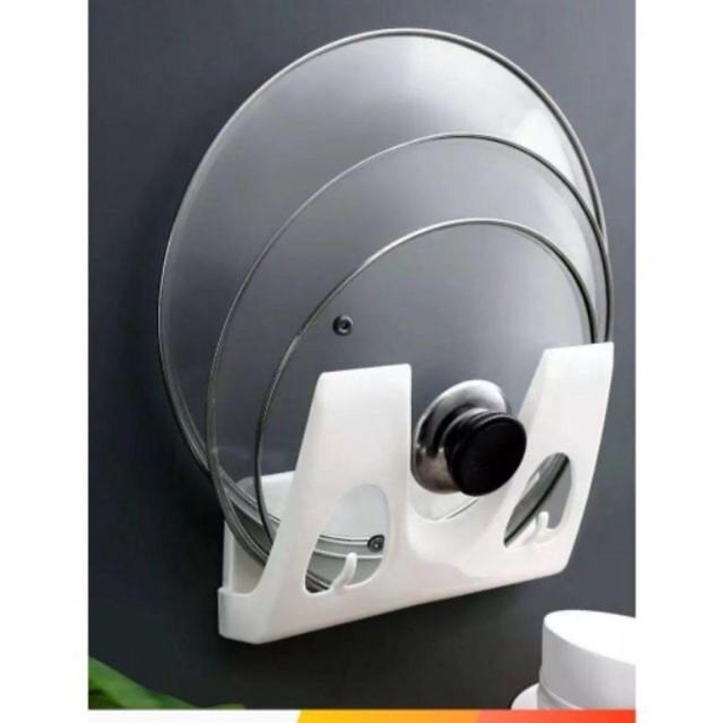 Giá để nắp vung nồi đa năng treo tường nhà bếp