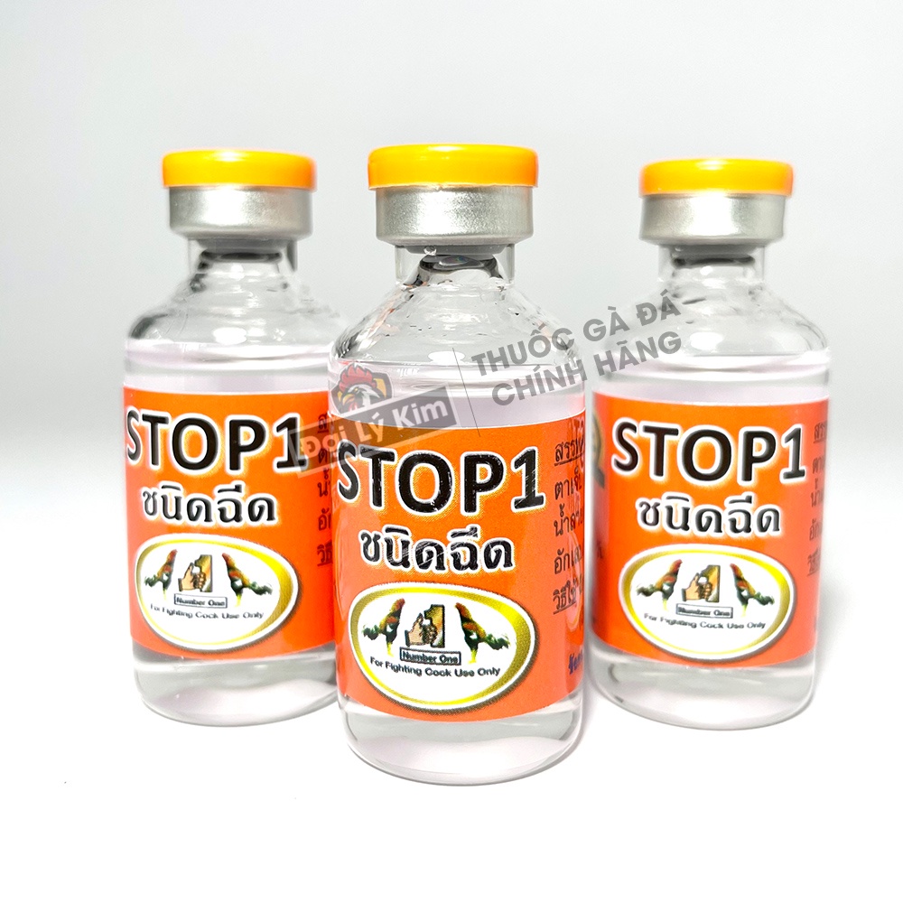 Sản phẩm làm lành tang gà đá Stop1, chai 10ml, nhập khẩu chính hãng Thái Lan