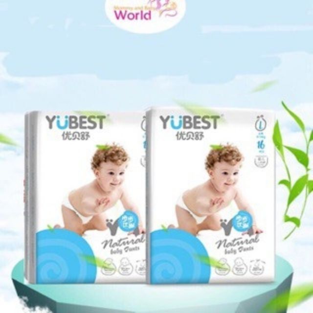 BỈM YUBEST NATURA/ YUBEST ANGLE DÁN/ QUẦN NỘI ĐỊA TRUNG QUỐC S132/M108/L96/XL84/XXL72