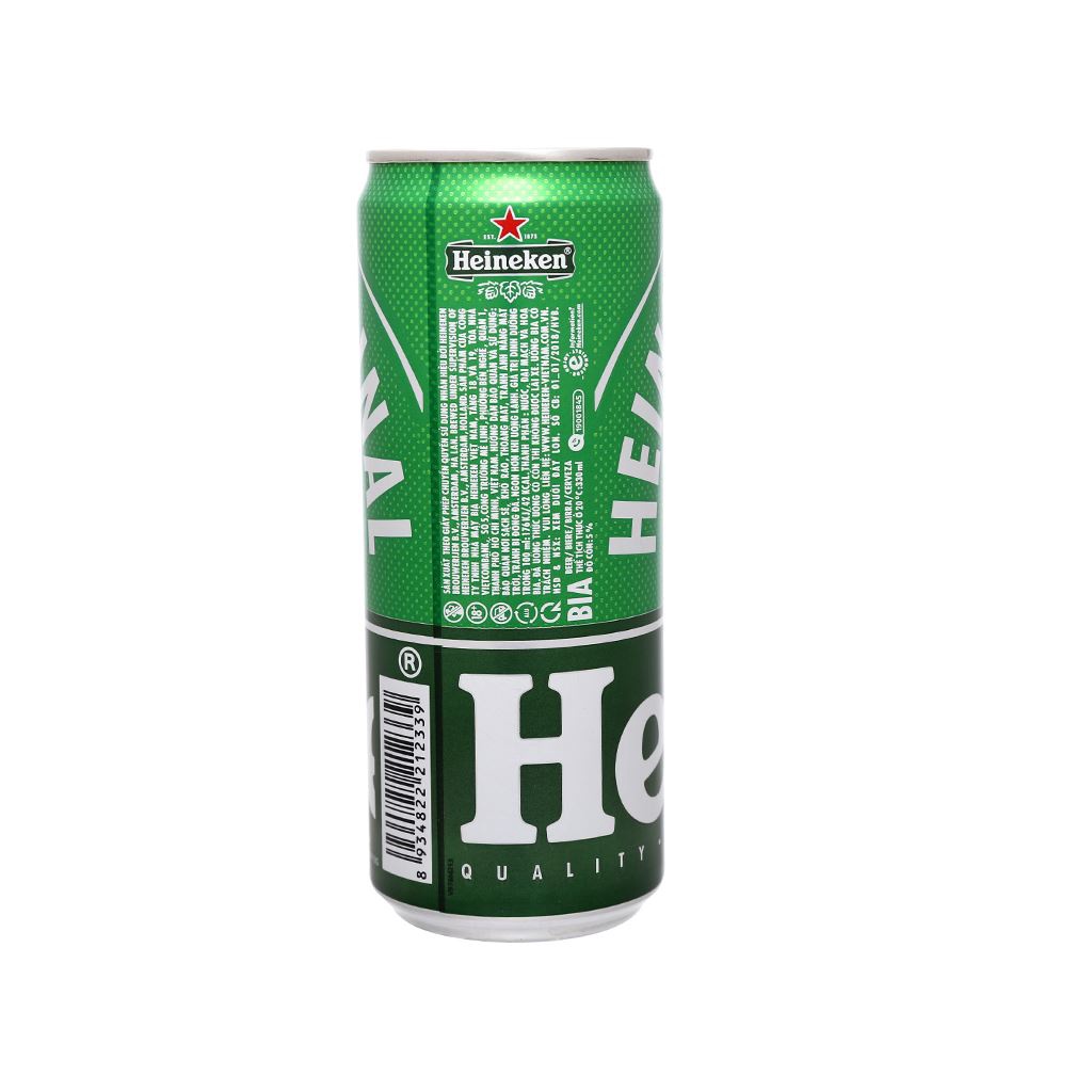 Thùng bia Heineken 24 lon Sleek 330ml