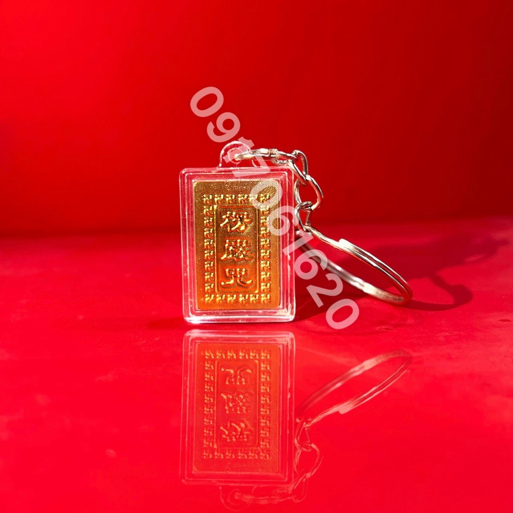 Móc Khóa CHÚ LANG NGHIÊM Treo  Móc Chìa Khóa, Balo,treo Balo. Móc Khóa Phong Thủy May Mắn Cầu Bình An Phước Lành