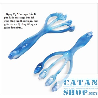 Cây massage da đầu thư giãn xã stress, Dụng cụ mát xa đầu bằng tay siêu tiện lợi-GD470-Massage-Dau