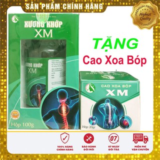 Viên Uống Bổ Xương Khớp XM Tặng Cao Xoa XM – Giảm Đau Nhức Thoái Hoá Xương Khớp, Mỏi Vai Gáy