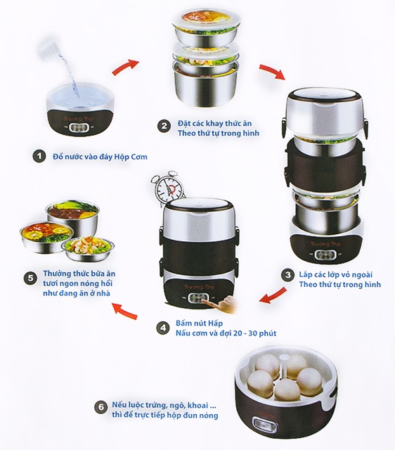 ❤️Hộp Cơm Inox Đa Năng Trường Thọ Chính Hãng