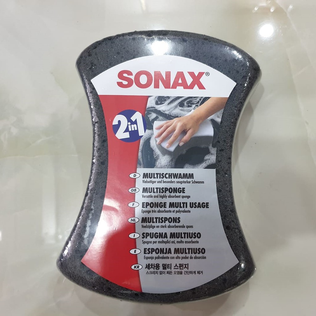 Mút xốp Bọt biển rửa xe - Sonax multi sponge