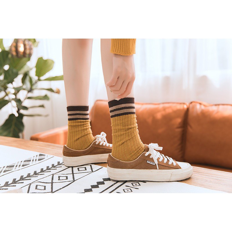 Tất vớ dài nữ vintage Hàn Quốc siêu xinh TN08