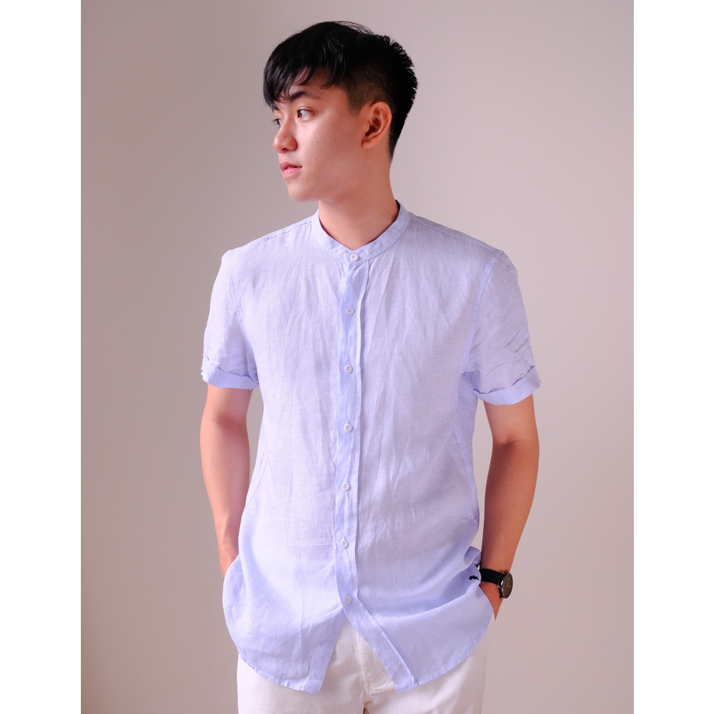 Áo sơ mi nam Summer Lighting Bolt Shirt - vải linen cao cấp - chính hãng Hayho Concept