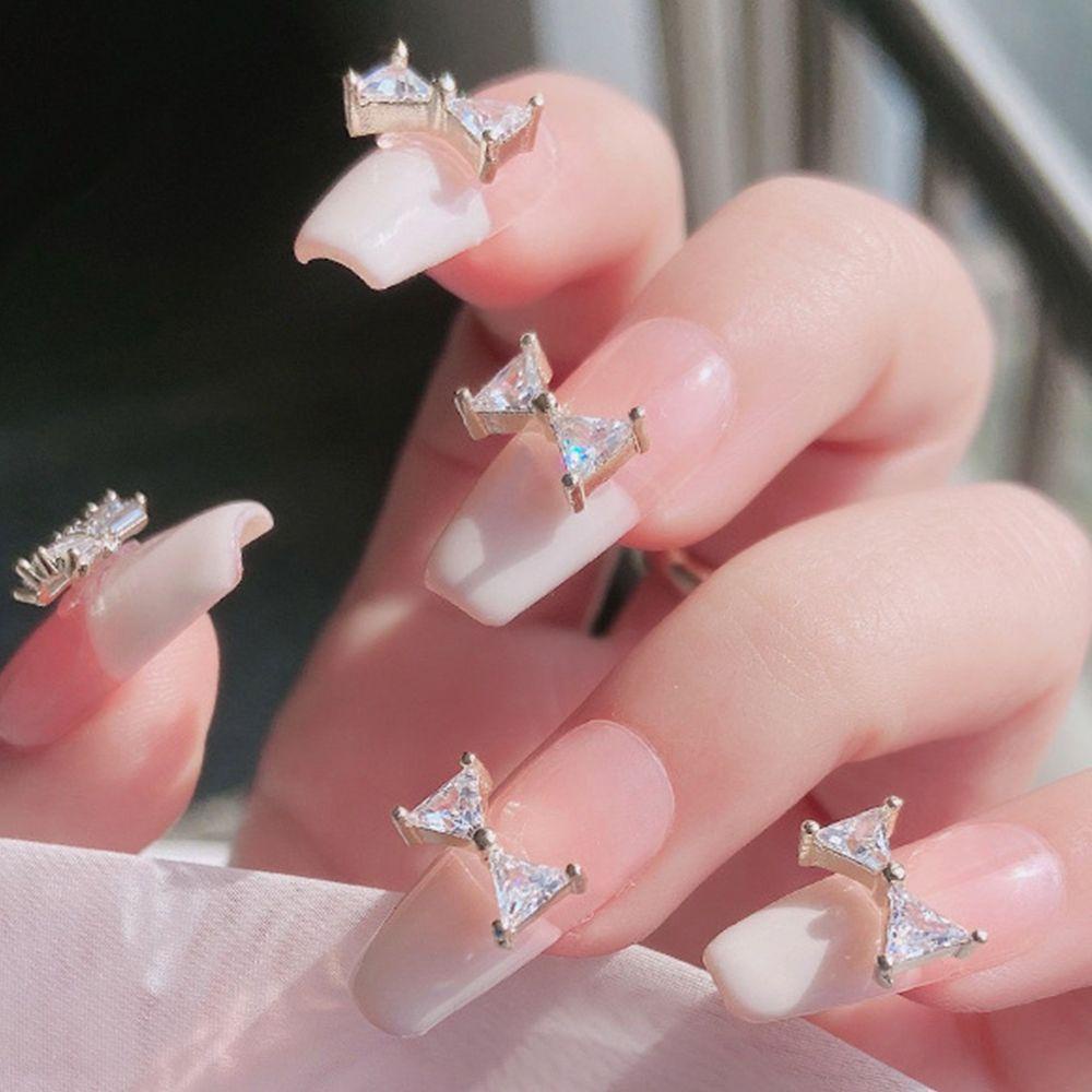 Phụ Kiện Trang Trí Móng Tay Hình Nơ 3D Xinh Xắn