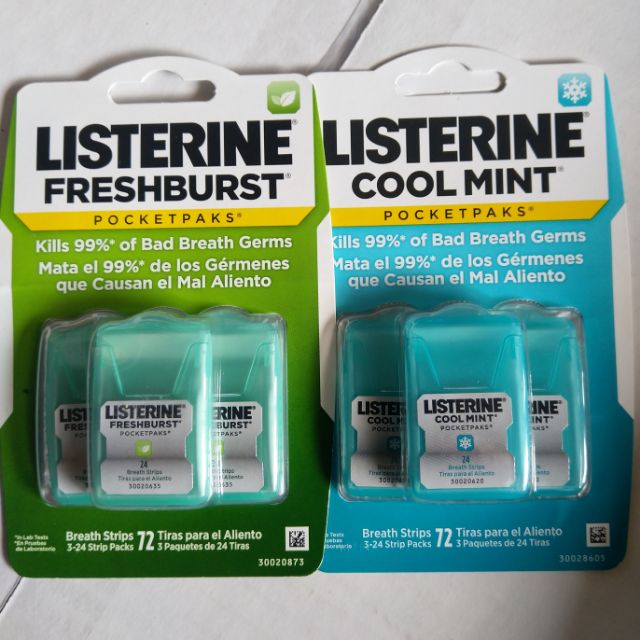 Listerine ngậm 72 miếng