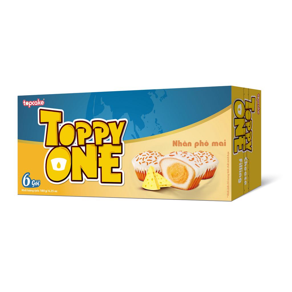 Bánh cupcake TOPPY ONE - Nhân kem phô mai 180g