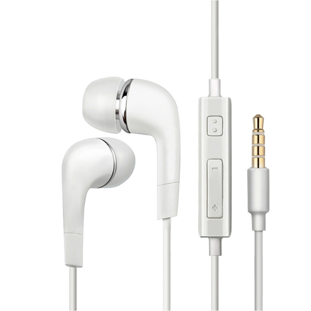 Tai nghe có dây điều chỉnh màu trắng thông dụng thích hợp cho điện thoại Apple (không thể đổi) YR