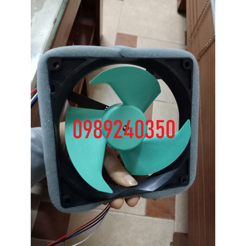 Quạt tủ lạnh DC15V - 4 dây (hình vuông 12,5x12,5cm)