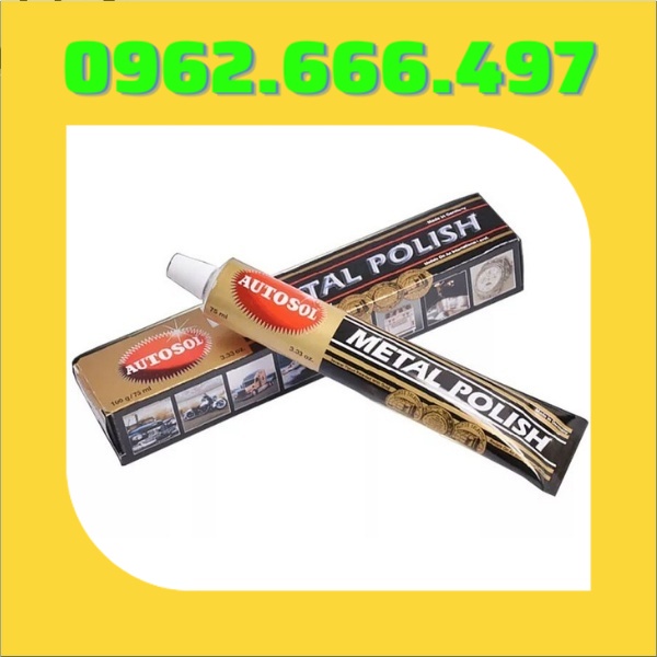 Kem đánh bóng kim loại hàng nhập khẩu Đức, Germany Autosol Metal Polish 75ml