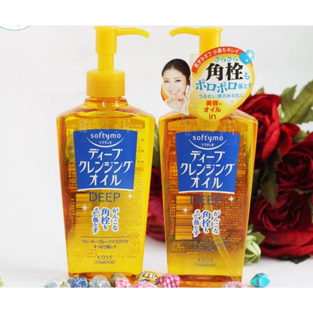 Dầu Tẩy Trang Kose Softymo Cleangsing oil 230ml Nội Địa Nhật Bản