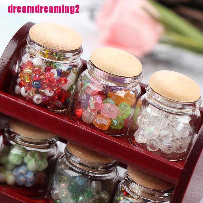 Kệ gỗ tỉ lệ 1: 12 trang trí nhà búp bê độc đáo