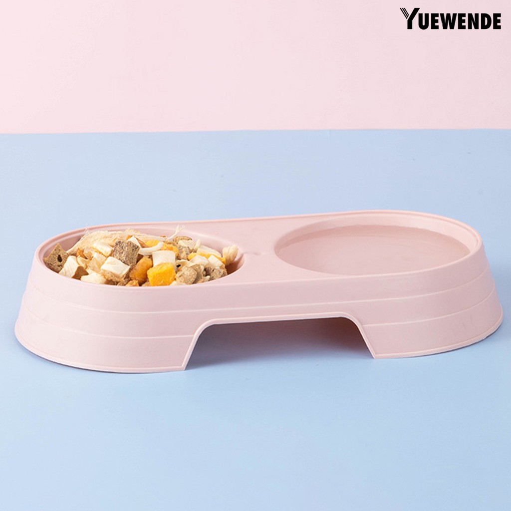 Tô đựng thức ăn thú cưng chất liệu PP màu trơn