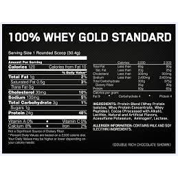 Gold Standard 100% Whey Protein, Sữa Whey bổ sung Protein, hỗ trợ phát triển cơ bắp, 2lbs