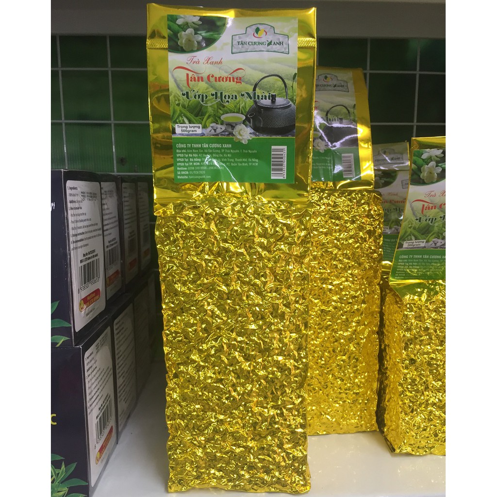 Trà Ướp Hoa Nhài 100gr / 200gr / 500gr TÂN CƯƠNG XANH