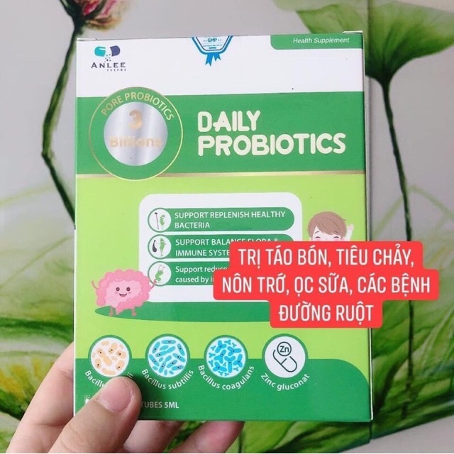 BỘ ĐÔI ENZYM KIDS &amp; DAILY PROBIOTICS giúp bé ăn ngon .tiêu hoá tốt