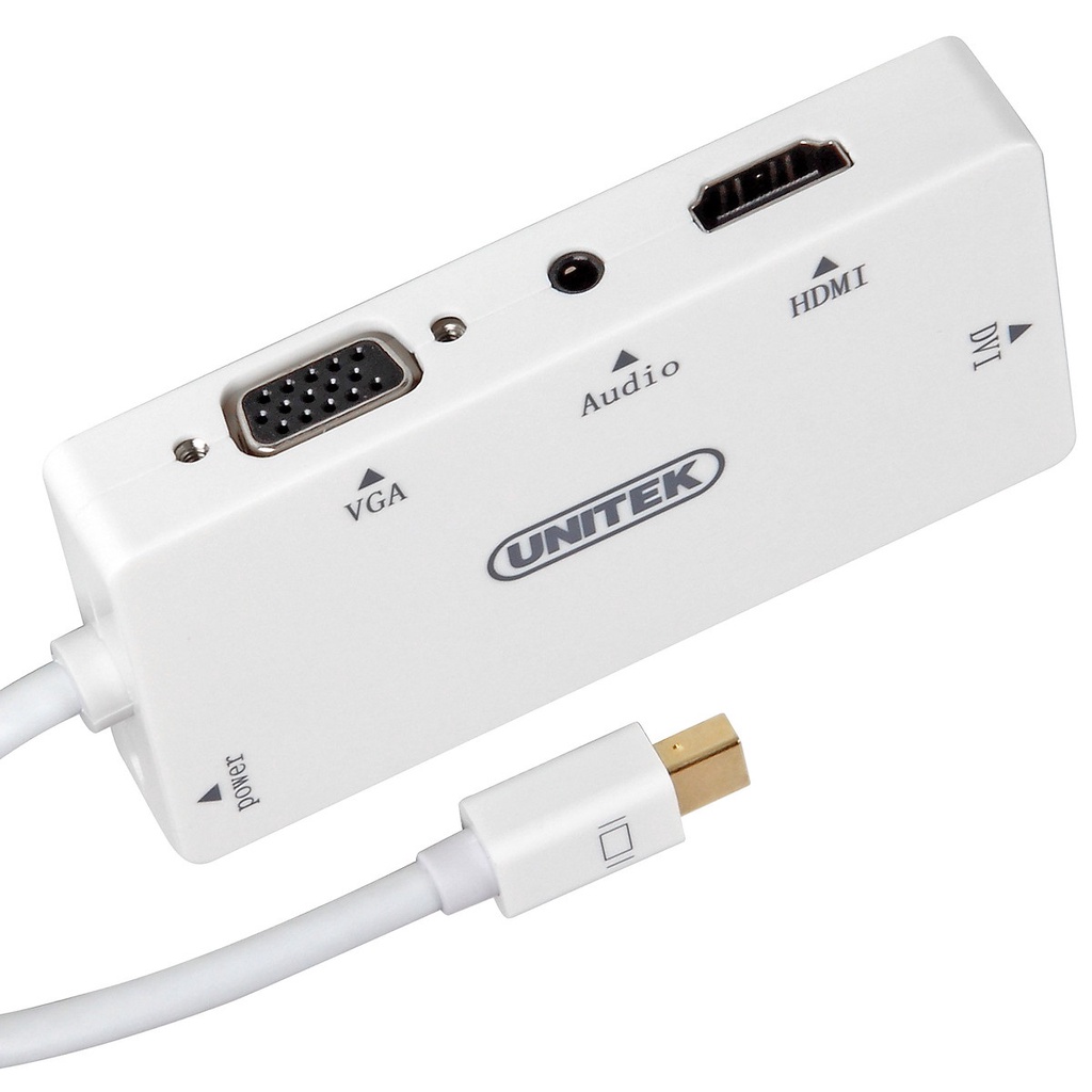 Cáp chuyển mini DP to HDMI VGA DVI - Unitek 6354