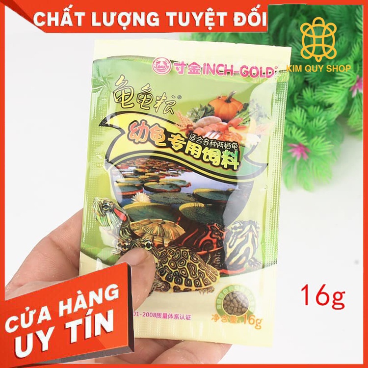 Thức ăn Inch Gold chuyên dùng cho rùa nước (16gr)