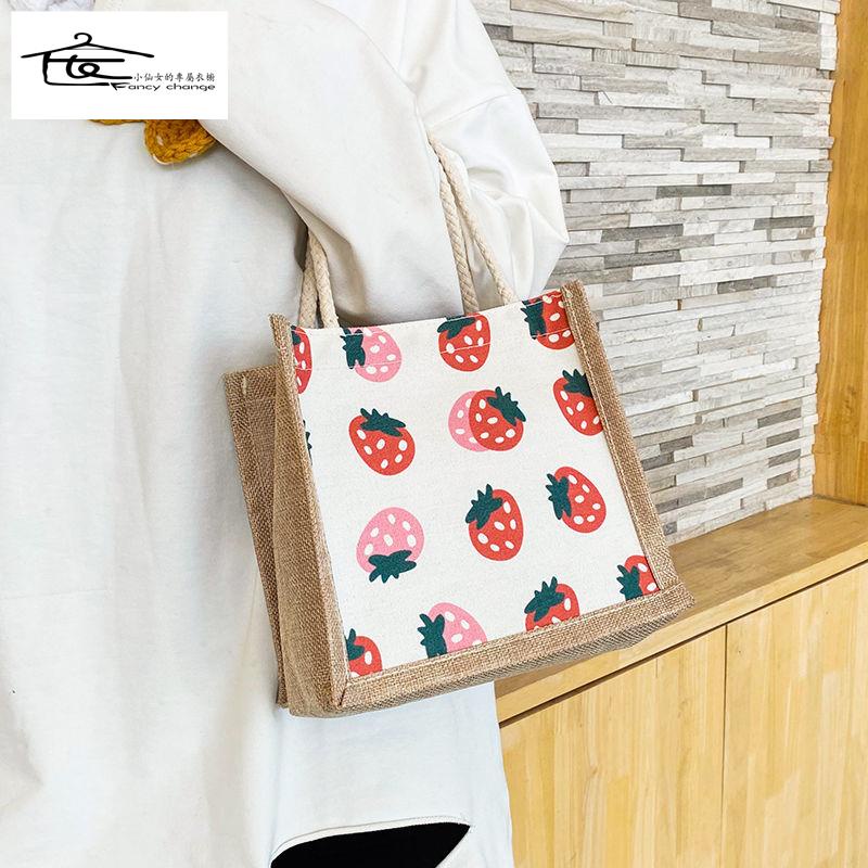 Túi Đựng Hộp Cơm Trưa Cầm Tay Chống Nước Dễ Thương Cho Nữ