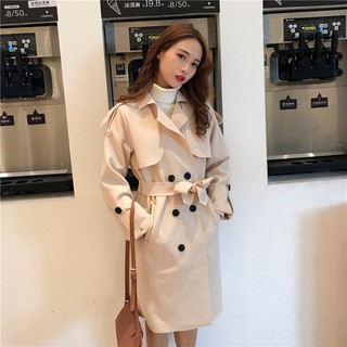 [HÀNG ORDER] Áo khoác măng tô thắt đai basic UL032-1
