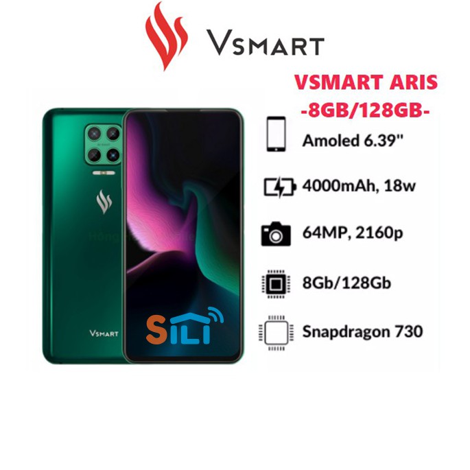 Điện thoại Vsmart Aris 8G/128G - Hàng nội bộ nguyên seal, chưa active