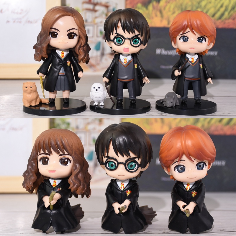 Bộ sưu tập để bàn 6 nhân vật Harry Potter phong cách Chibi siêu đáng yêu