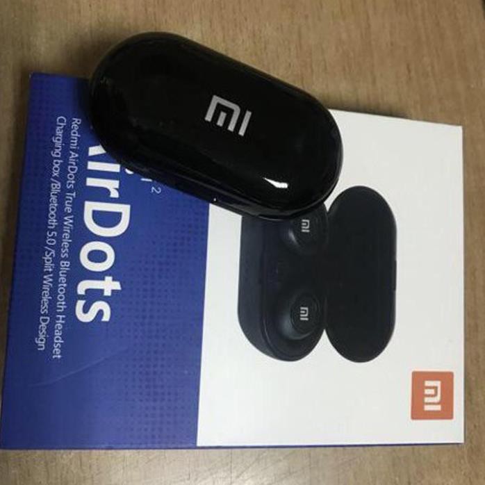 Tai Nghe Bluetooth AirDots Redmi2 Đen,Công Nghệ 5.0,Bass tress nghe cực đỉnh,pin cực trâu | BigBuy360 - bigbuy360.vn