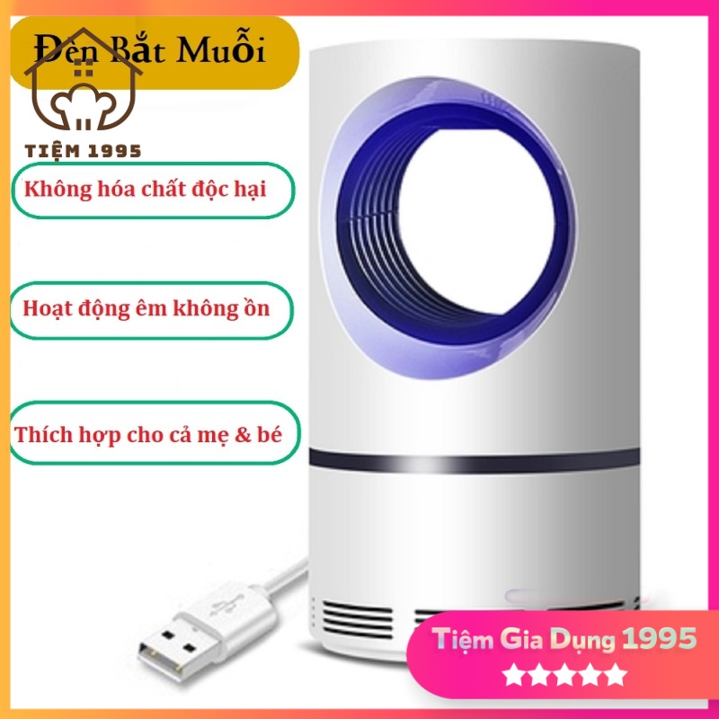 Đèn bắt muỗi usb thông minh diệt côn trùng