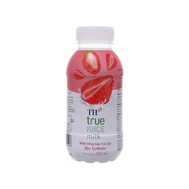 Lốc 6 nước uống sữa cái cây TH Dâu 300 ml