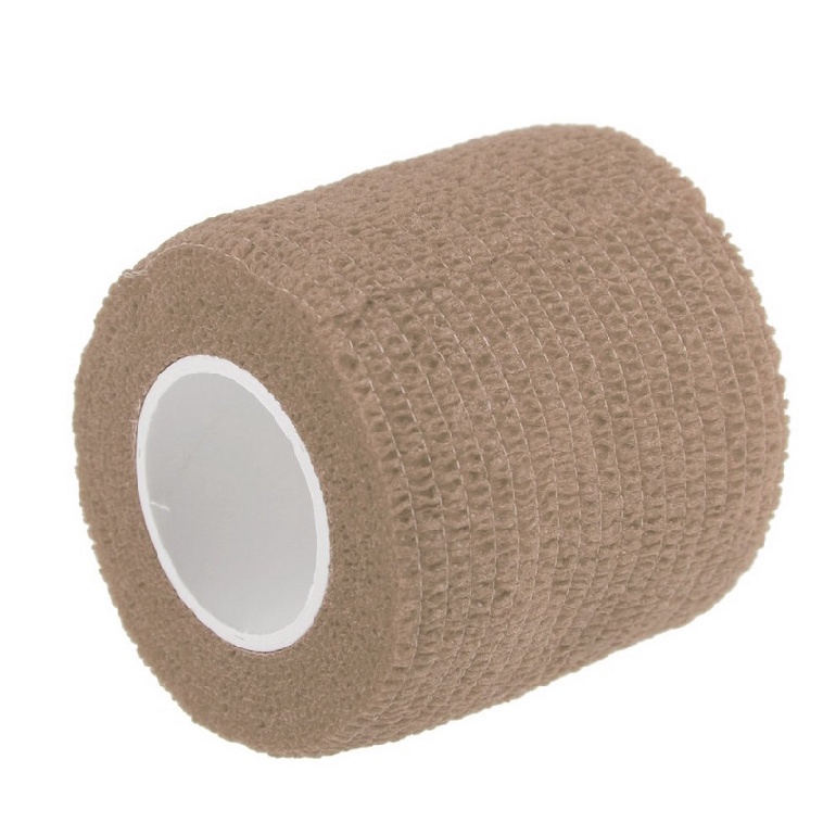 Crazyi Amy     1X kinematic self-adhesive bandage wrapped with elastic adhesive first aid tape for ankle strain rehabilitation muscle strength