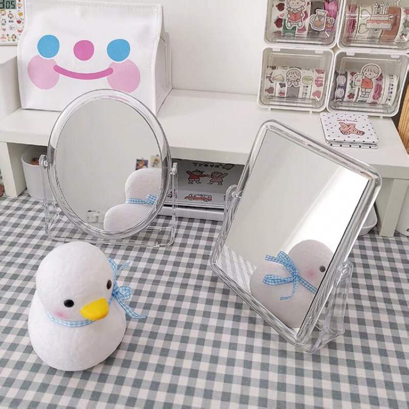 Gương để bàn 2 mặt , xoay 360 độ