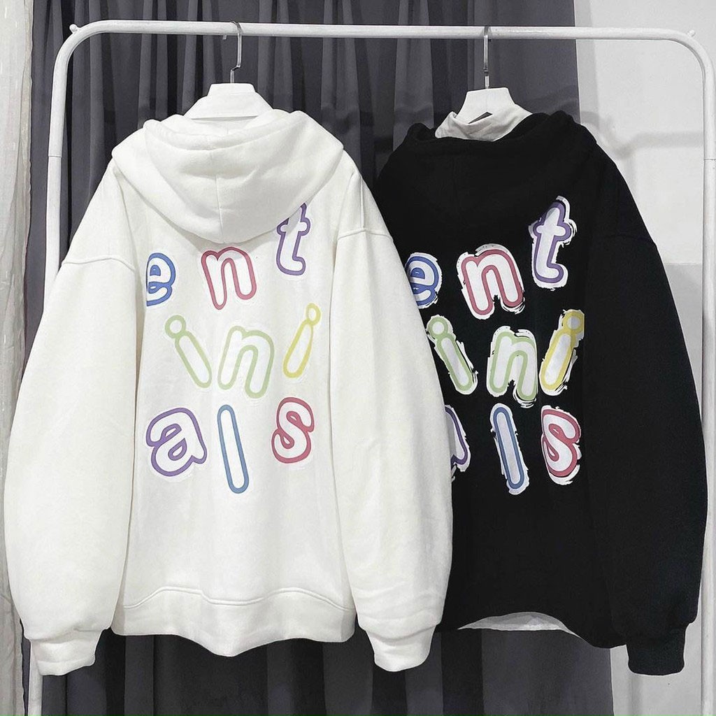 Áo khoác nỉ ENT áo hoodie Unisex form rộng dây kéo mũ cá tính - VIETSTAR