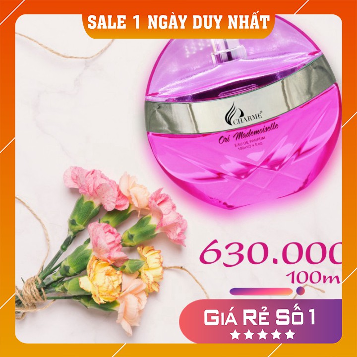 [FreeShip – hàng Auth] NƯỚC HOA CHARME ORI MADMOISIELLE 100ML, NƯỚC HOA CHÍNH HÃNG CHO NỮ