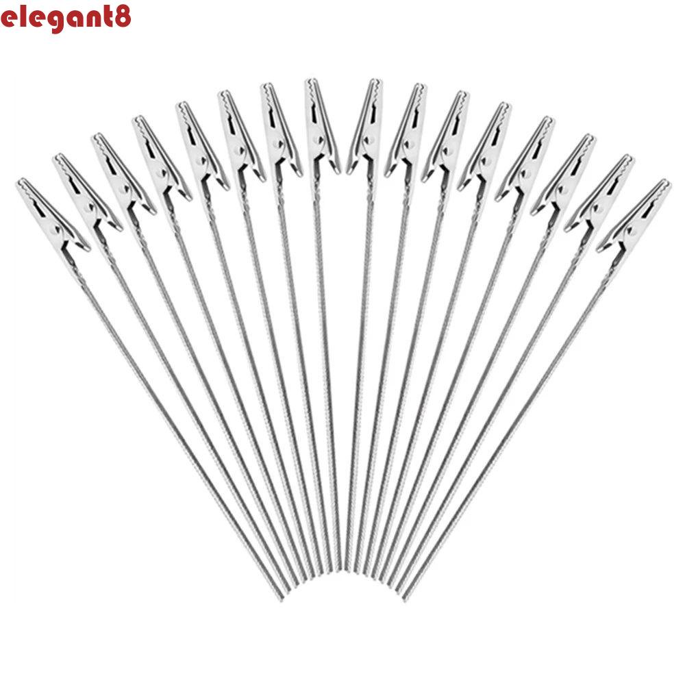 Set 10 Kẹp Giữ Thẻ Ghi Chú Bằng Kim Loại Để Bàn Trang Trí Thanh Lịch Giá Đỡ