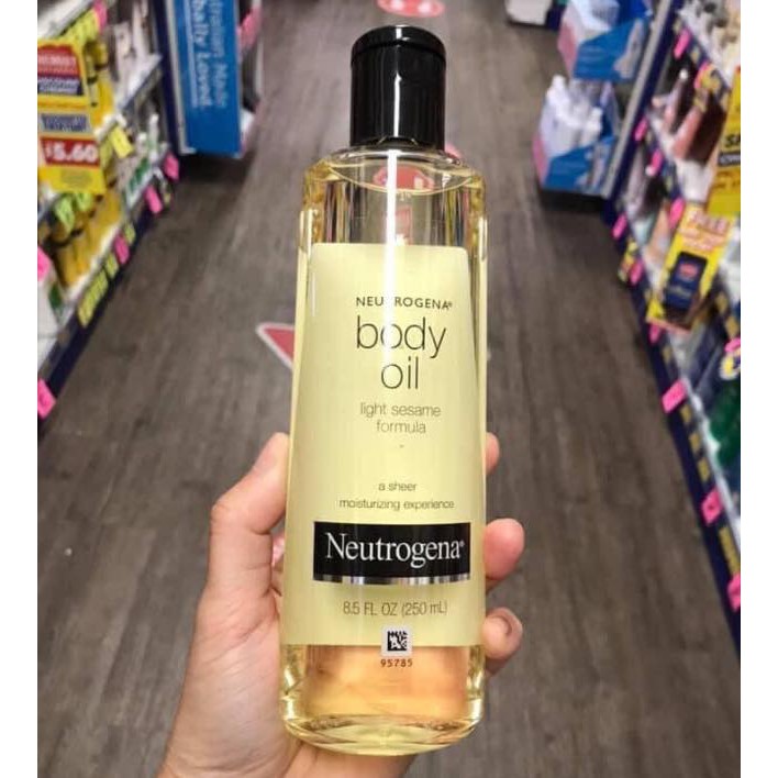 [Ảnh thật] [Giá hủy diệt] Dầu Dưỡng Thể Neutrogena Body Oil Light Sesame Formula