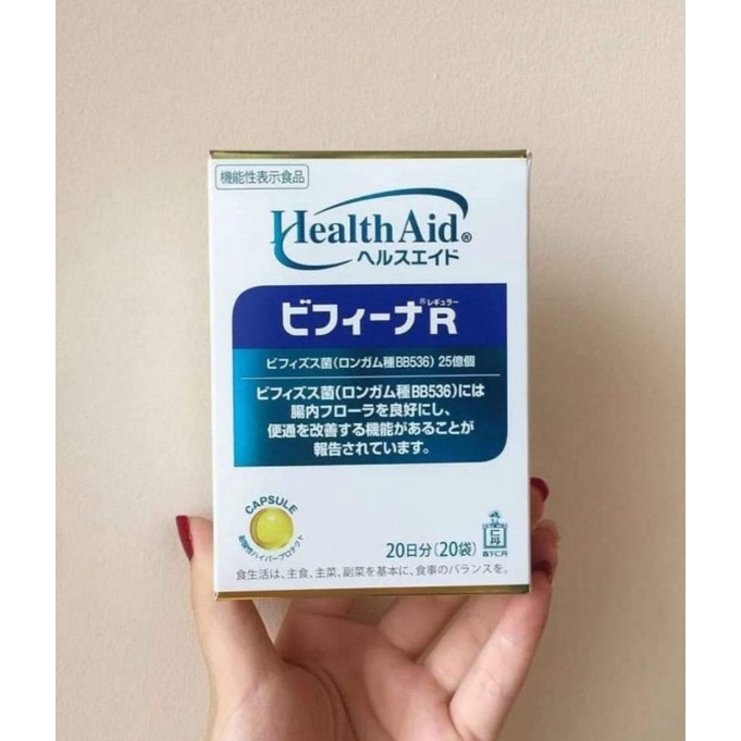 " Date 8/2023" HỖ TRỢ CÂN BẰNG HỆ TIÊU HÓA MEN VI SINH HEALTH AID BIFINA hộp 20 gói