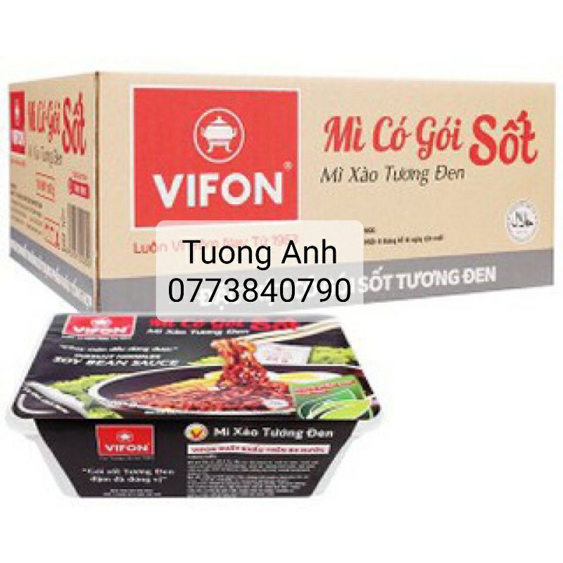 Mì trộn tương đen vifon thùng 18 hộp