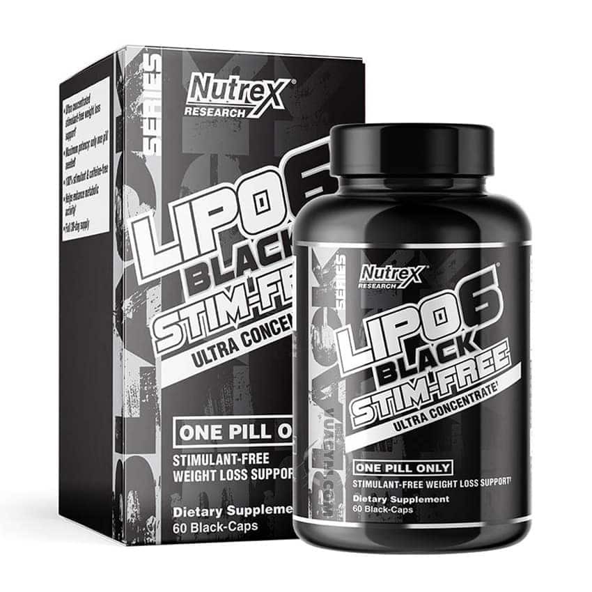 Giảm mỡ Nutrex - Lipo-6 Black Stim-Free (60 viên)