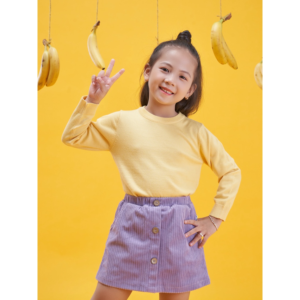 Chấn váy ôm nhung bé gái YODY chất nhung tăm mềm mại, dễ thương CNK4002