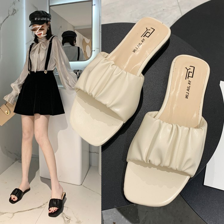 [ Mã 66CBSALE giảm 30K đơn 200K] Dép quai ngang phong cách Hàn Quốc sành điệu cho nữ | BigBuy360 - bigbuy360.vn